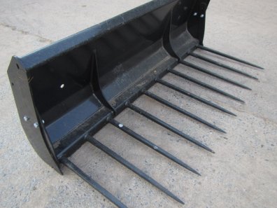 new Quicke 190 manure fork, 1.9 metre wide, 10 tines, Euro brackets
