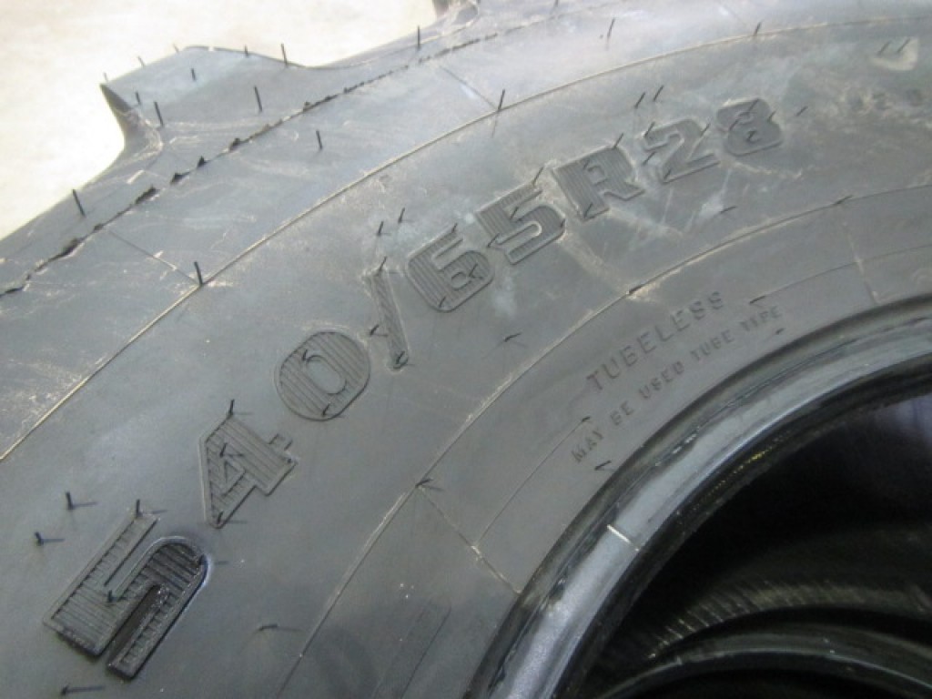2x 650/65/38 + 2x 540/65/28 new Firestone tyres