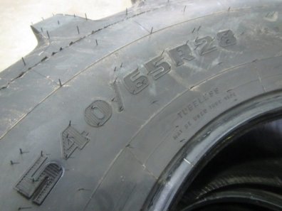 2x 650/65/38 + 2x 540/65/28 new Firestone tyres