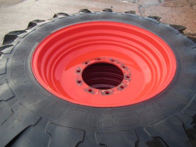 2x 18.4/46 + 2x 16.9/30 Michelin tyres fitted to Stocks wheels, to fit a Fendt tractor