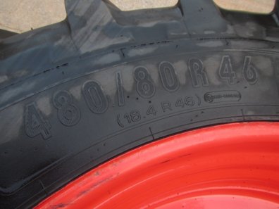 2x 18.4/46 + 2x 16.9/30 Michelin tyres fitted to Stocks wheels, to fit a Fendt tractor