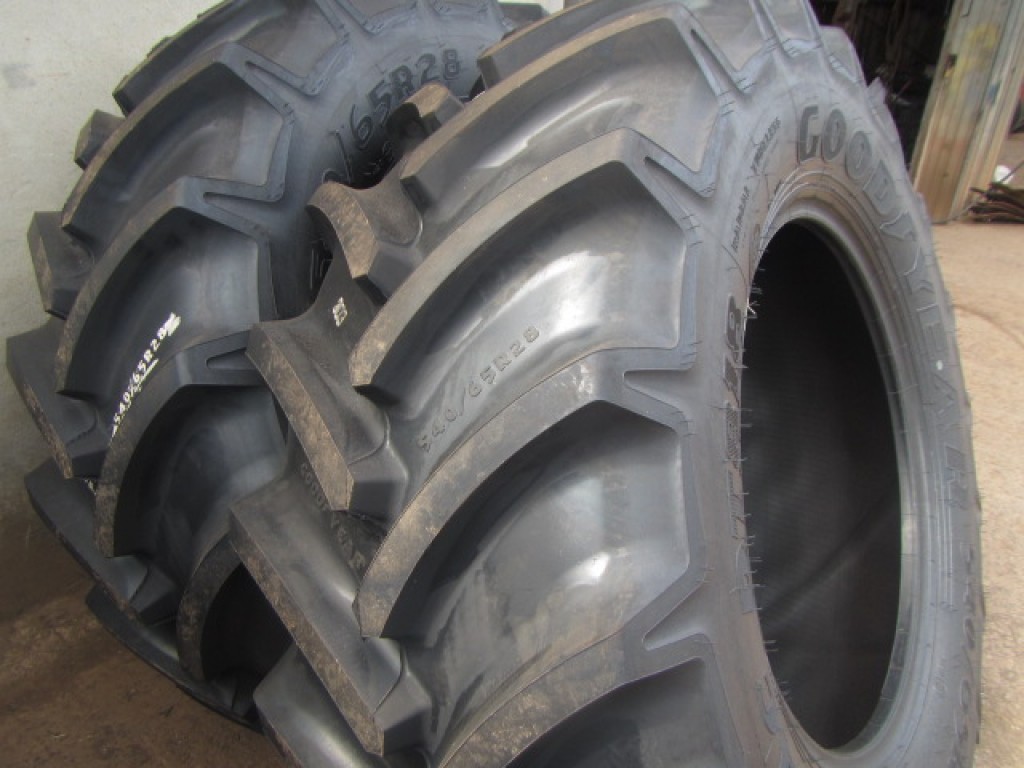 2x new Goodyear 540/65/28 tyres