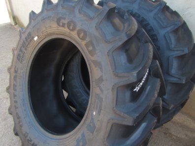 2x new Goodyear 540/65/28 tyres