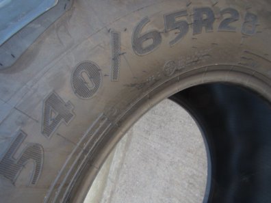 2x new Goodyear 540/65/28 tyres