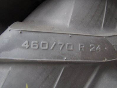 4x 460/70/24 (17.5/24) Trelleborg tyres