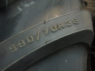 1x new Firestone 580/70/38 tyre
