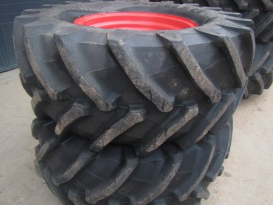 2x 650/65/38 + 2x 540/65/26 Trelleborg tyres, fitted to Fendt 415 wheels