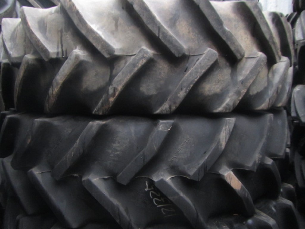 2x 16.9/38 Goodyear Super Traction Radial tyres