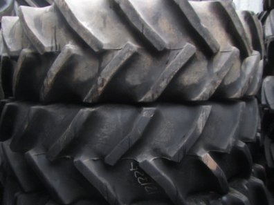 2x 16.9/38 Goodyear Super Traction Radial tyres