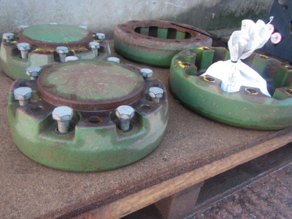 2x front + 2x rear wheel spacer for John Deere 7530