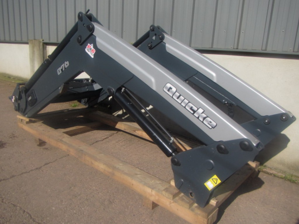 Quicke Q76 loader, 2013, soft drive, third service, Euro carriage, as new