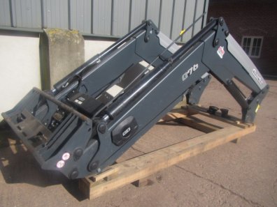Quicke Q76 loader, 2013, soft drive, third service, Euro carriage, as new