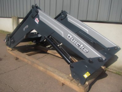 Quicke Q76 loader, 2013, soft drive, third service, Euro carriage, as new