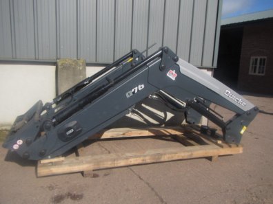 Quicke Q76 loader, 2013, soft drive, third service, Euro carriage, as new