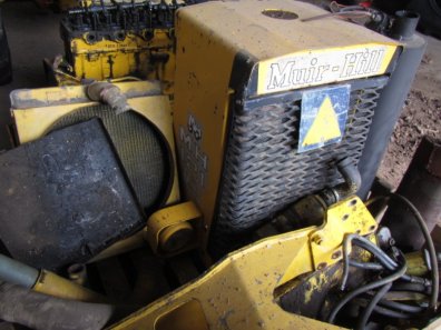 Muir Hill 121 bonnet, grill, radiator, air cleaner, exhaust and lights