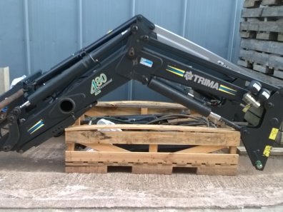 Trima 480 professional loader, to fit new Holland TS115, Euro carriage, 3rd service, joystick control, complete with brackets and valve
