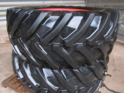 2x Trelleborg 650/65/38 50-60% tyres, fitted to Fendt wheels