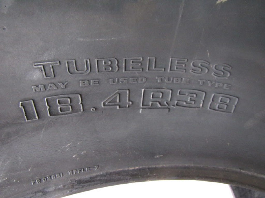 2x 18.4/38 Goodyear Super Traction Radial tyres