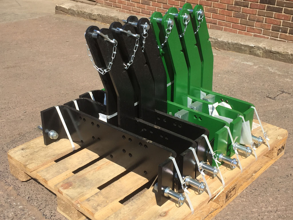 Zuidberg front linkage weight frame carriers to fit John Deere and CNH weight blocks