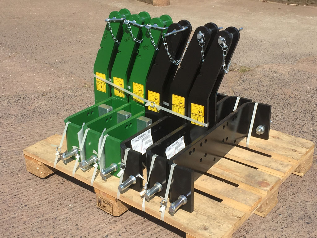 Zuidberg front linkage weight frame carriers to fit John Deere and CNH weight blocks