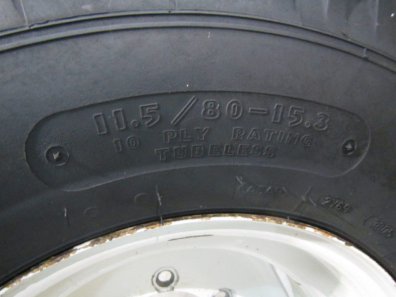 2x front tractor wheels for 2WD tractor