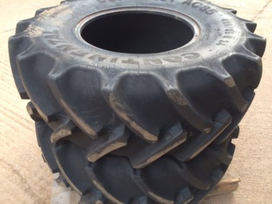 2x 16.9/24 Continental tyres 85%