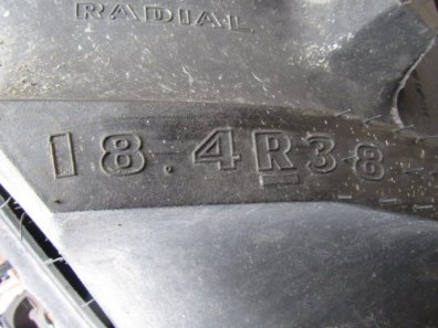 2x new Goodyear 18.4/38 Super Traction Radial tyres