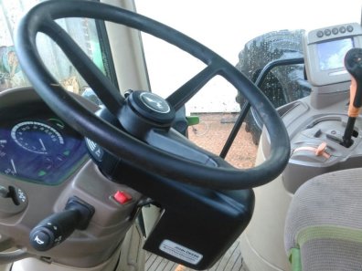 John Deere ATU 200 steering wheel, complete with Bulkhead cable