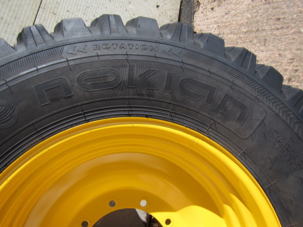 Nokian TRI2 540/65/30 industrial tyres, fitted to JCB wheels, to fit JCB 4220 Fastrac