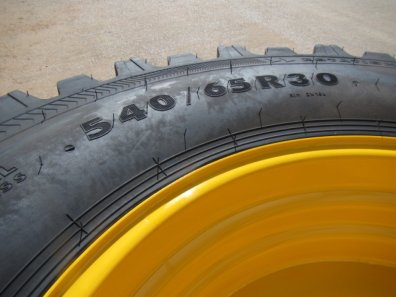 Nokian TRI2 540/65/30 industrial tyres, fitted to JCB wheels, to fit JCB 4220 Fastrac