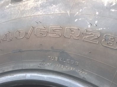 2x 540/65/28 35% Firestone tyres