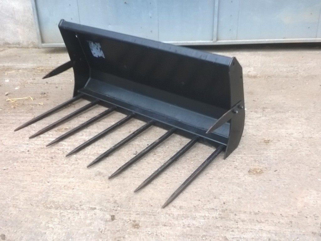 Quicke dung fork, 2008, Euro brackets, very little use