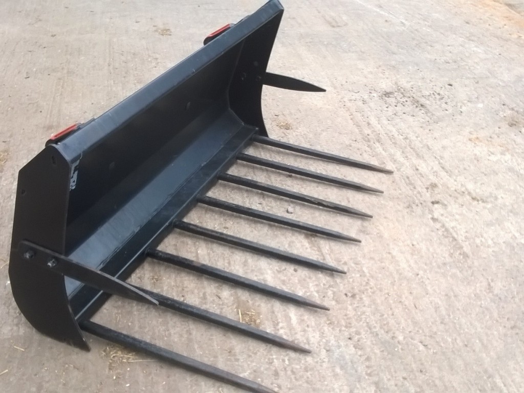 Quicke dung fork, 2008, Euro brackets, very little use