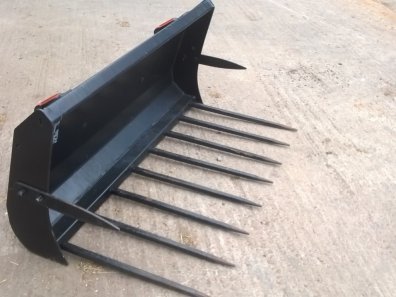 Quicke dung fork, 2008, Euro brackets, very little use
