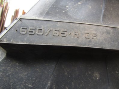 2x 650/65/38 + 2x 540/65/28 new Trelleborg tyres, fitted to Fendt 716 wheels
