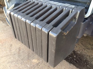 Massey Ferguson tractor weights, 45kg each