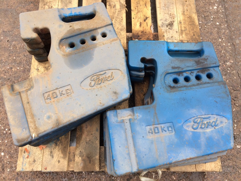 Ford tractor weights, 40kg