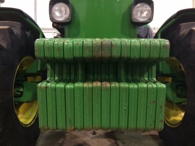 John Deere tractor wafer weights, 45-50 kg