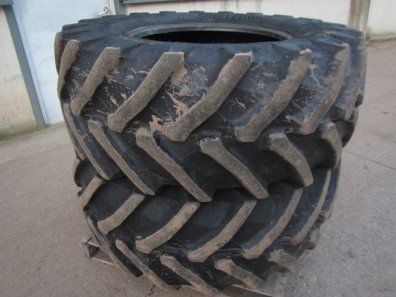 2x 650/65/38 70% + 2x 540/65/28 60% Trelleborg tyres