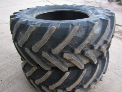 2x 650/65/38 70% + 2x 540/65/28 60% Trelleborg tyres