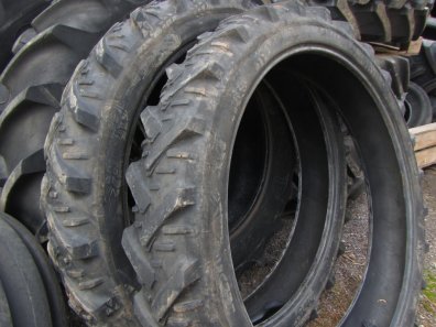 2x Kleber 9.5/44 row crop tyres 20%