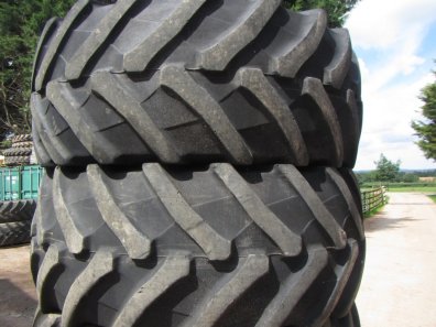4x 600/65/30 Trelleborg TM1000 High Power tyres 25-30%