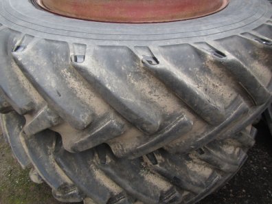 2x 18.4/38 Trelleborg 75% tyres fitted to dual wheels