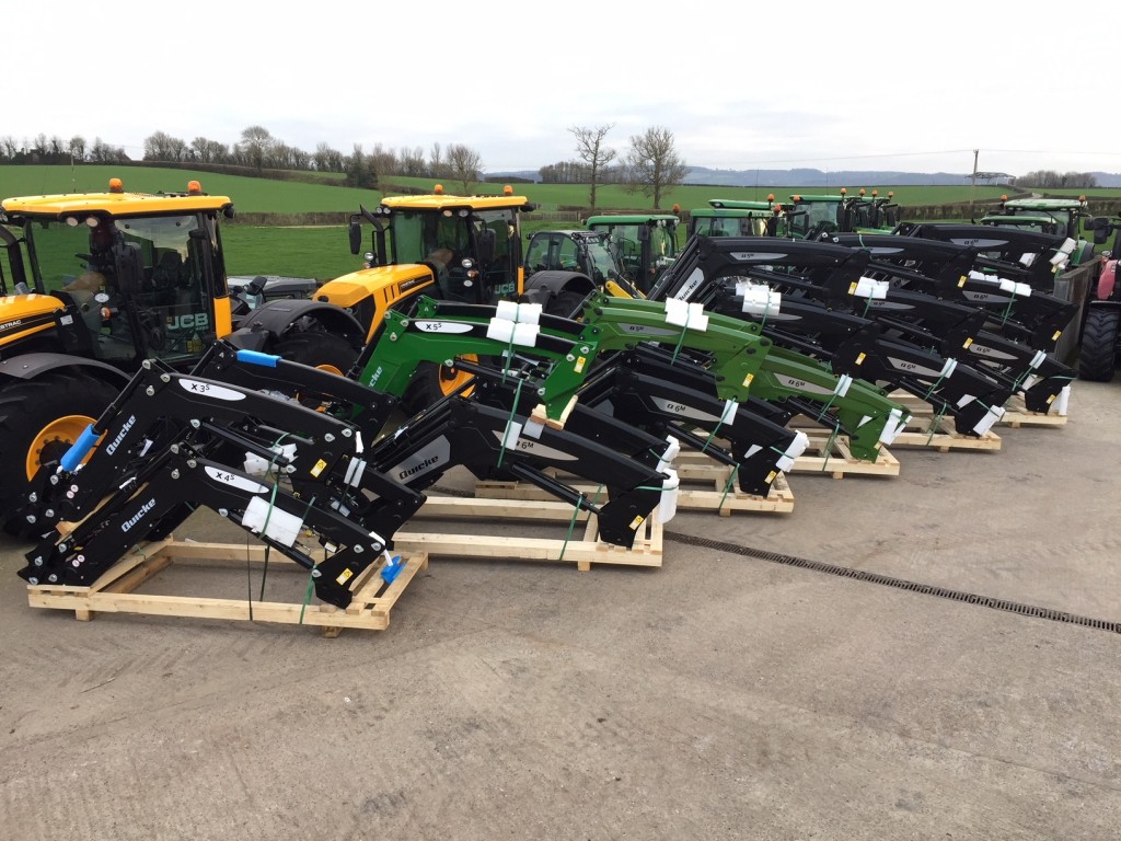new Quicke loaders available from stock, brackets and valves to fit most makes of tractor, please call for a competitive quote