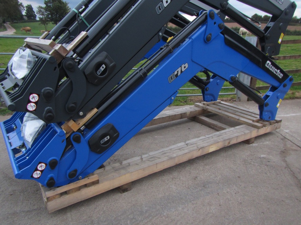 Quicke Q76 loader, new, soft drive, third service, Euro carriage