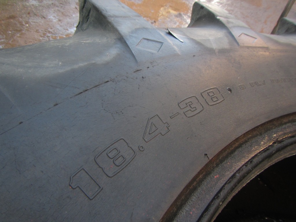 2x 18.4/38 Goodyear tyres 50%