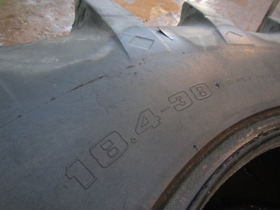 2x 18.4/38 Goodyear tyres 50%