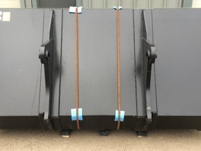 new Quicke grain bucket, Volvo BM brackets, 2.8 meters wide, this bucket will hold approx 3300kg of wheat