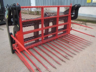 Albutt push off buck rack, as new, Kvernland tines