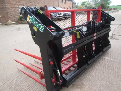 Albutt push off buck rack, as new, Kvernland tines